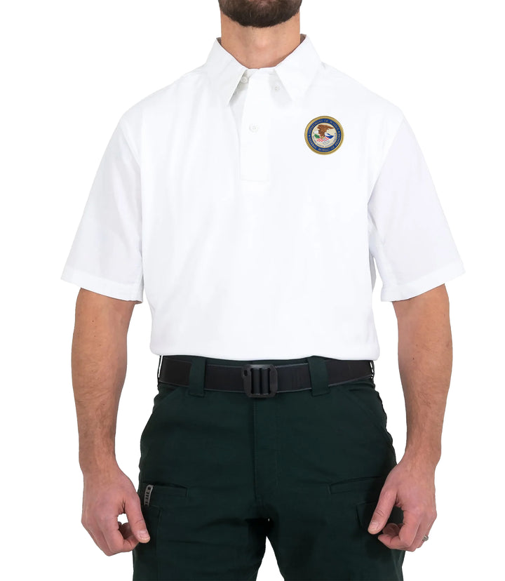 Men's V2 Pro Performance Short Sleeve Shirt / White