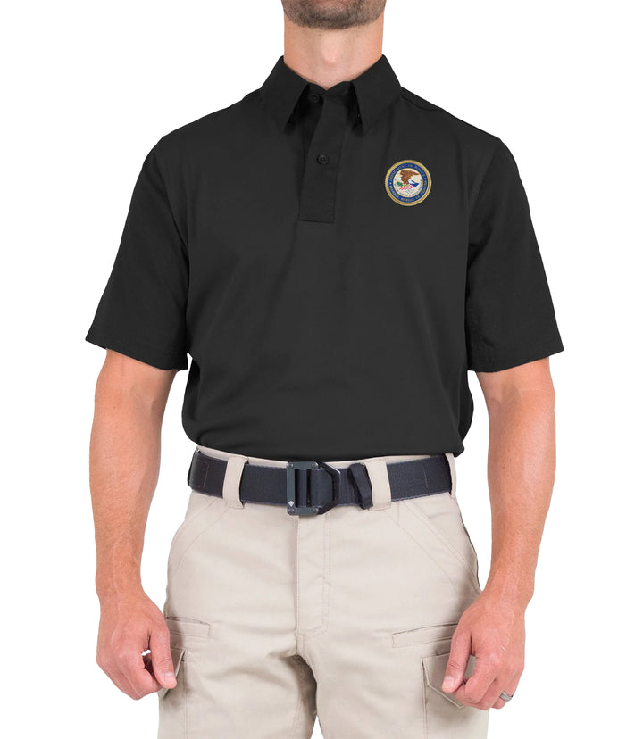 Men's V2 Pro Performance Short Sleeve Shirt / Black