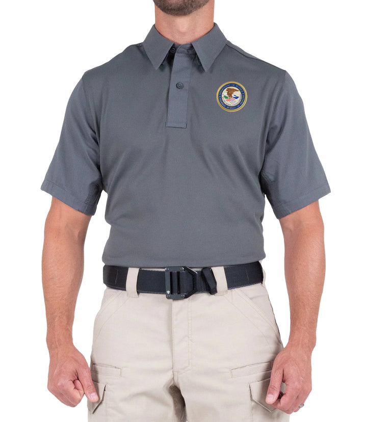 Men's V2 Pro Performance Short Sleeve Shirt / Wolf Grey