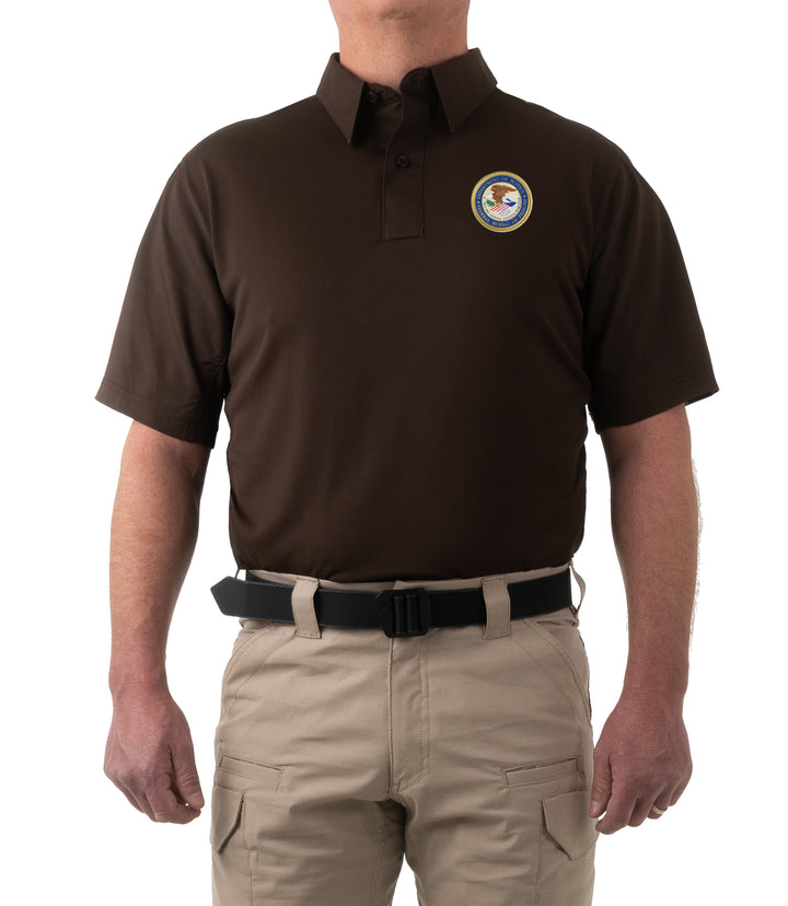 Men's V2 Pro Performance Short Sleeve Shirt / Kodiak Brown