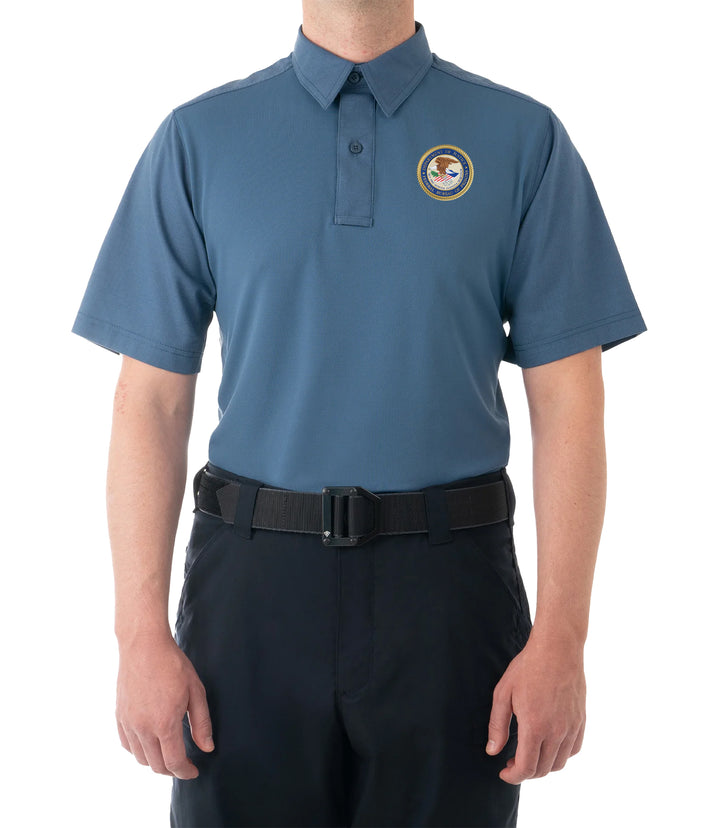 Men's V2 Pro Performance Short Sleeve Shirt / French Blue