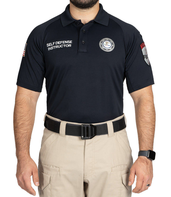 Men's Performance Short Sleeve Polo (Self Defense Instructor)