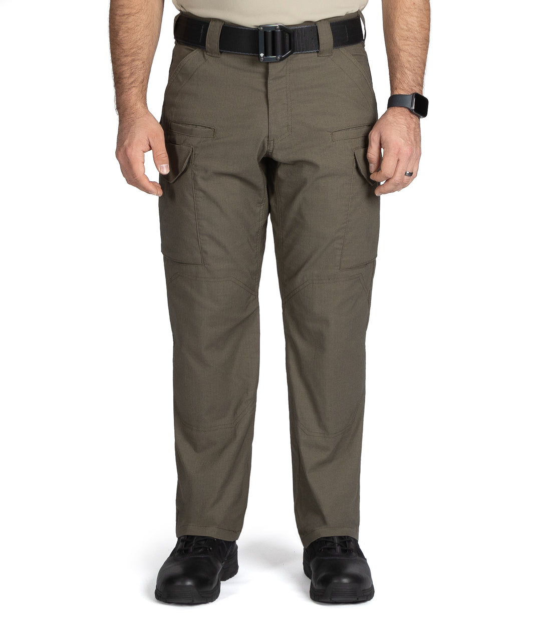 Front view of Men's V2 Tactical Pants in Ranger Green