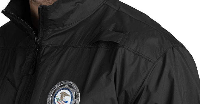 Mic loops integrated into front design for easy accessibility.