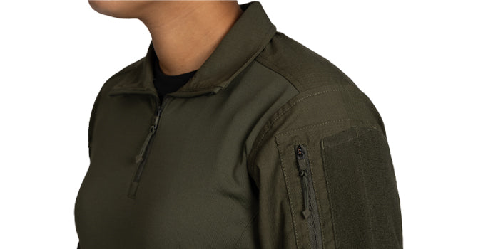 The Defender Fabric features a breathable cotton and Cordura® Nylon blend. The 2-way mechanical stretch Nyco, is one of the first to the market and has double ripstop fabric that is moisture wicking and perfect for warm weather.