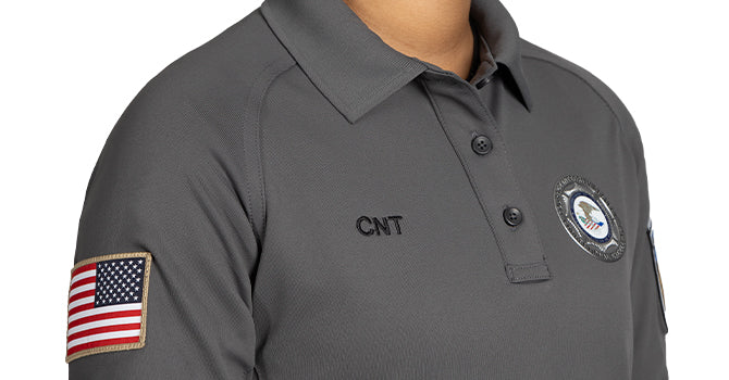Designed for a woman’s torso, curved and tapered just where it needs to be. No more baggy or constricting spots. With narrower shoulders, a roomier chest, and slimmer sleeves, this polo keeps you moving freely and comfortably as you work.