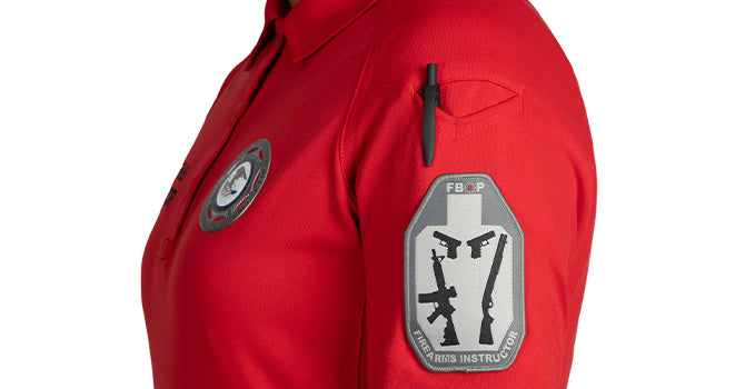 All First Tactical Polos feature our innovative pen pockets which accept embroidery while maintaining functionality.