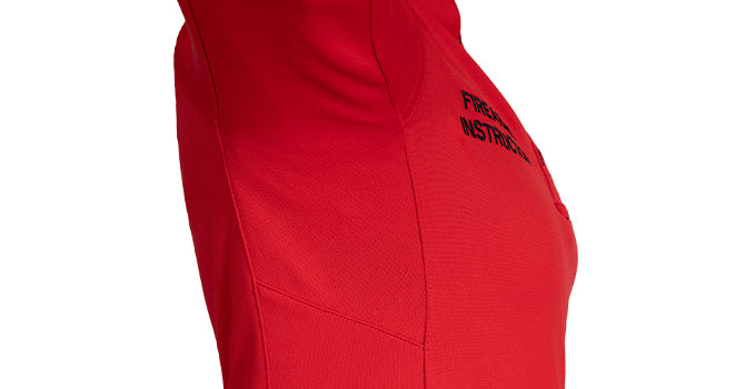 The Performance Polo features a full running gusset which allows for maximum mobility, while the microband vent under the arm provides superior ventilation.