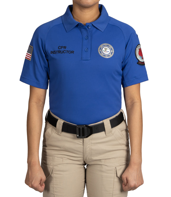 Women's Performance Short Sleeve Polo (CPR Instructor)