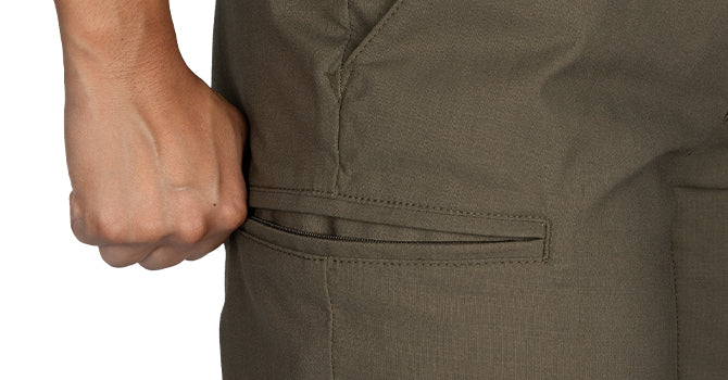 The discreet cargo pockets offer security and convenience for your essential gear while maintaining a professional uniform appearance.