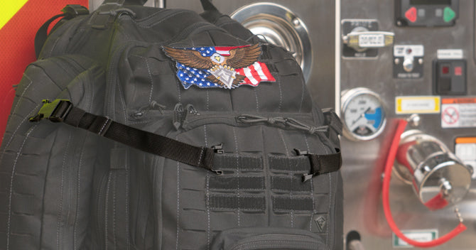 The 3-Day Backpack features repositionable or removable compression straps allowing its wearer optimal personalization of their pack.