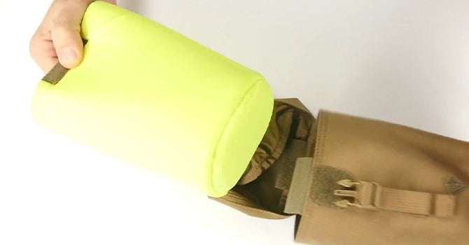 This layer of durable, protective, high-density foam is reversible for color contrast, or completely removable.