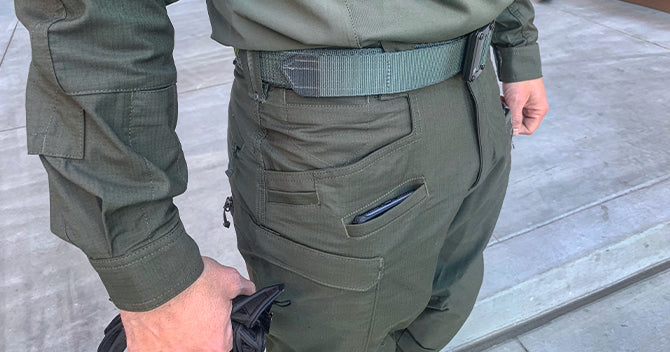 Despite being designed for SWAT teams and high-level operators, the Defender Pants maintain a professional look without looking overly aggressive.