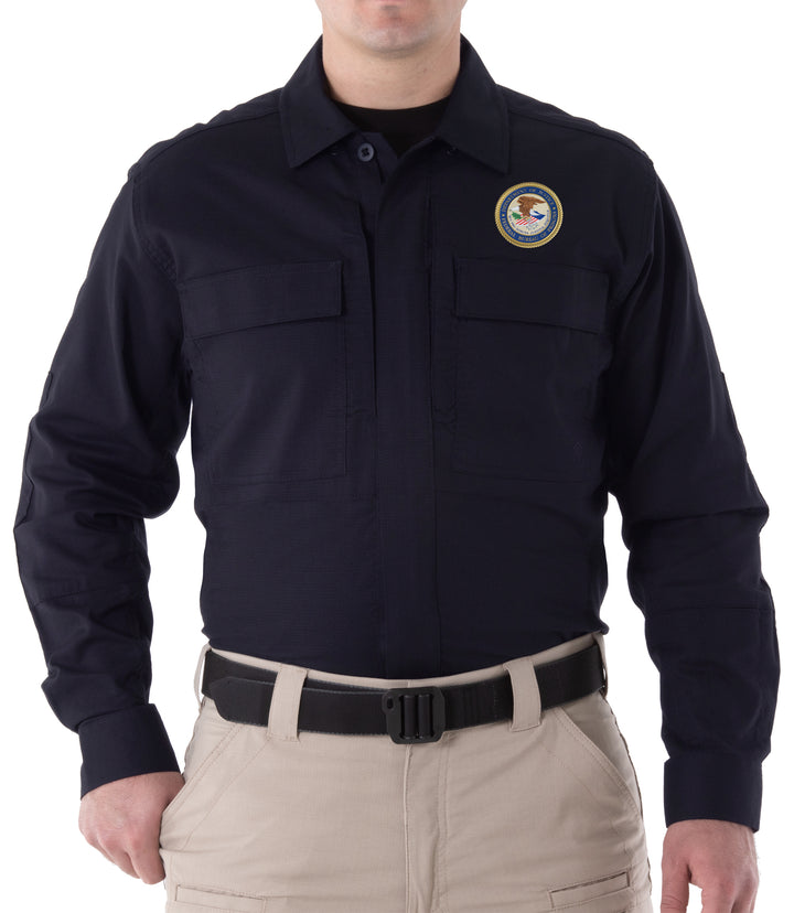 Men's V2 BDU Long Sleeve Shirt / Midnight Navy