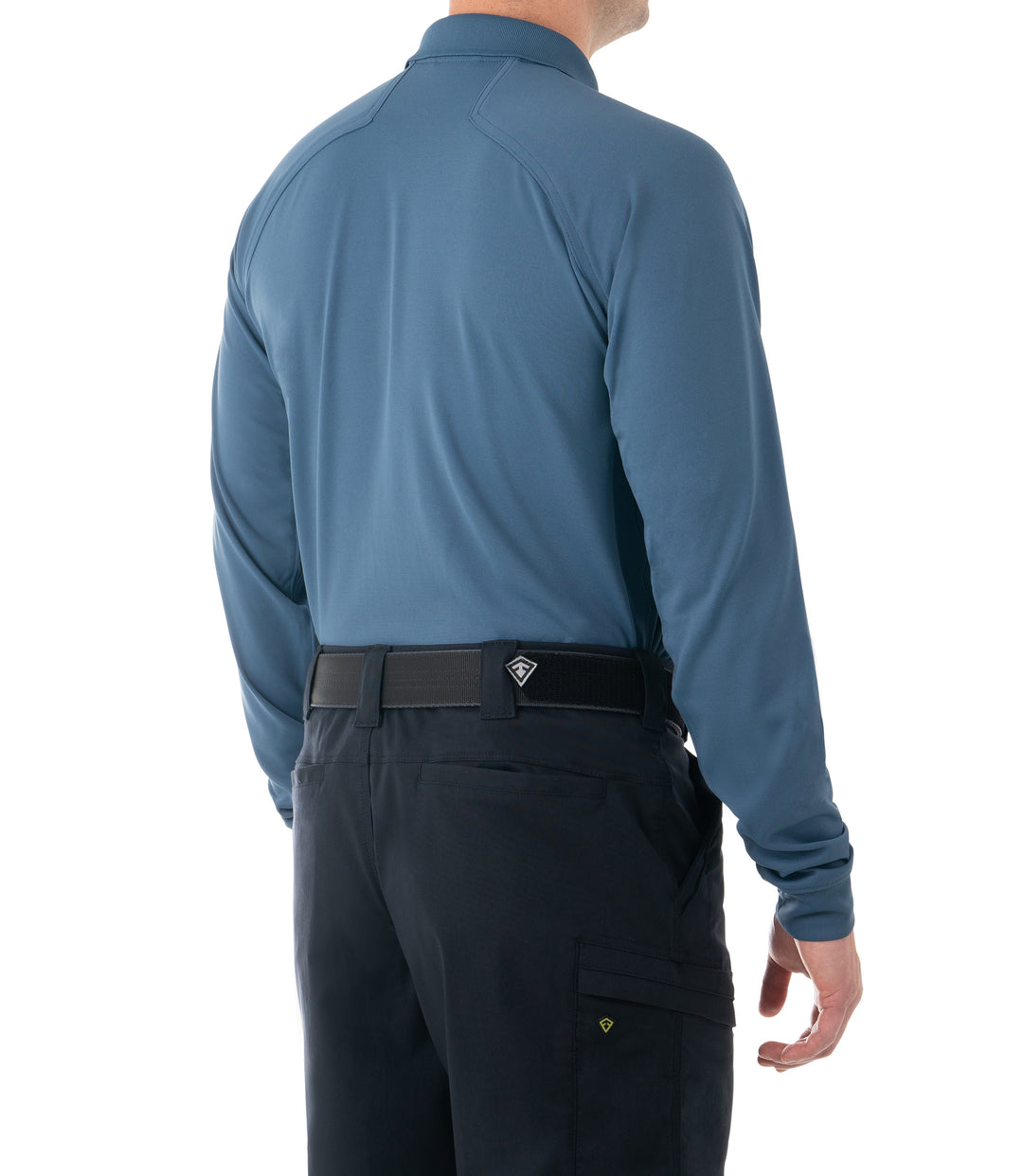 Men's Performance Long Sleeve Polo / French Blue