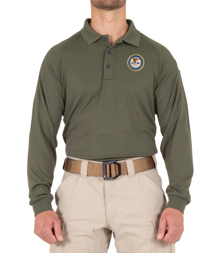 Men's Performance Long Sleeve Polo