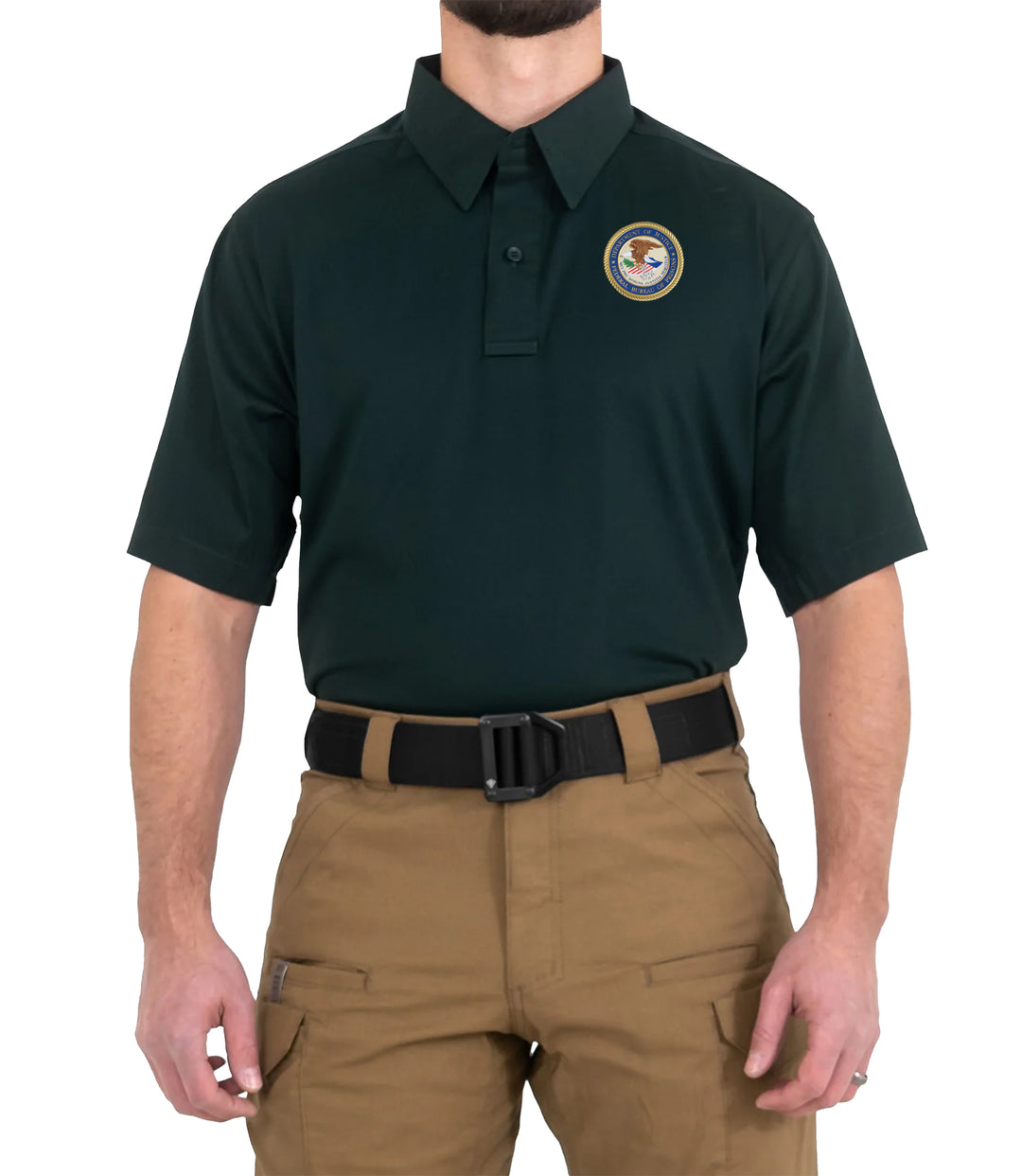 Men's V2 Pro Performance Short Sleeve Shirt / Spruce Green