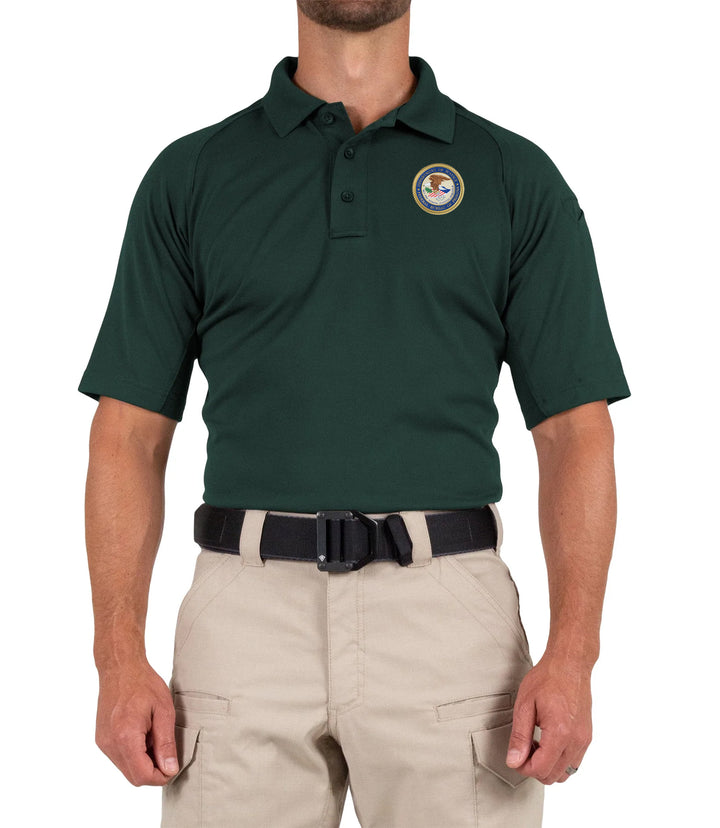 Men's Performance Short Sleeve Polo / Spruce Green