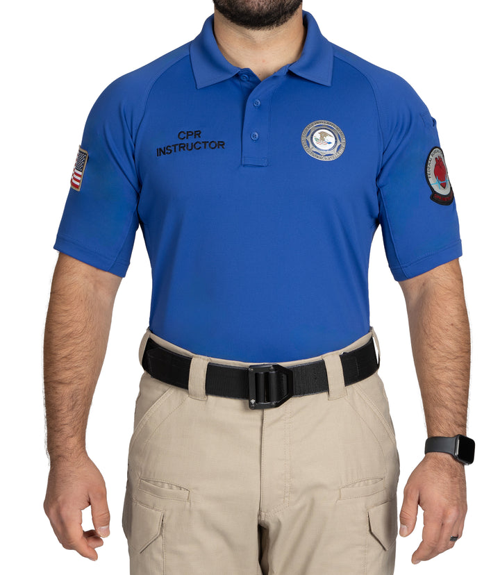 Men's Performance Short Sleeve Polo (CPR Instructor)