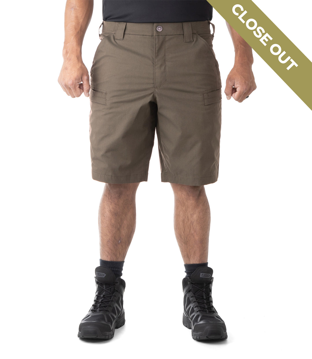 Front view of Men's A2 Short in Range Green color