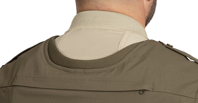 The padded neck provides comfort and breathability while alleviating the strain of carrying your equipment during long shifts.