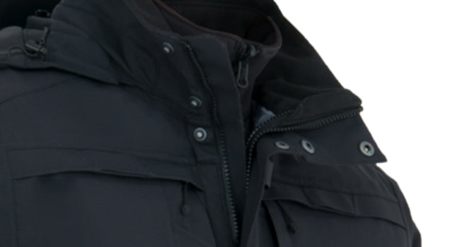 Fully compatible liner comes included with most First Tactical shells, including the Men’s Tactix Series System Parka.