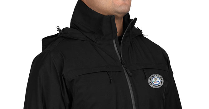 Designed for the demanding conditions faced by public safety professionals, this jacket features a durable 10K/10K waterproof and breathable shell that keeps you mission-ready in any weather. With a 10,000 mm waterproof rating, it provides dependable protection from heavy rain, snow, and wind, while the 10,000 g/m²/24h breathability ensures comfort during long shifts and active movement. Built to balance protection, performance, and comfort, this jacket helps you stay focused on the job—not the weather.