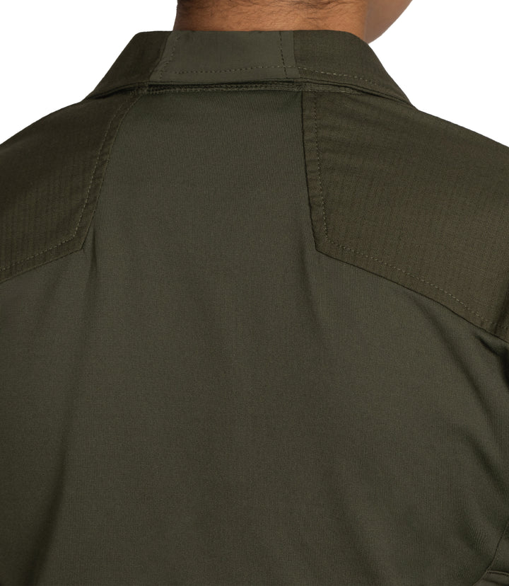 Split Yoke on Women's Defender Shirt in OD Green