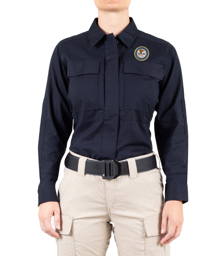 Women's V2 BDU Long Sleeve Shirt / Midnight Navy