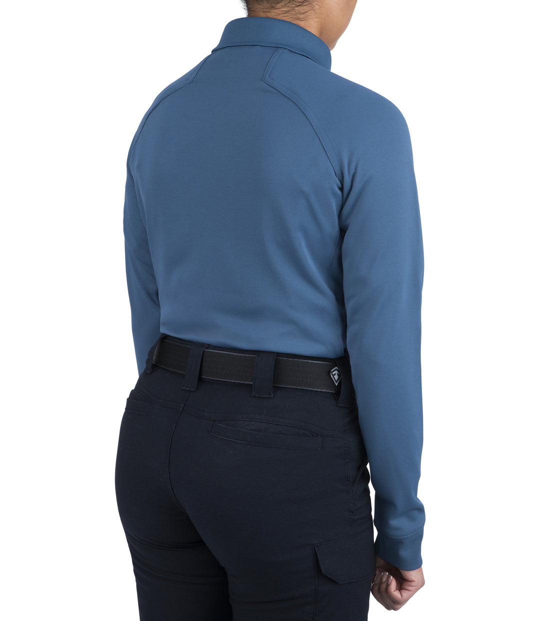 Women's Performance Long Sleeve Polo / French Blue