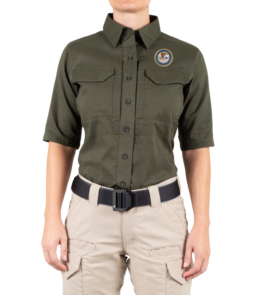 Women's V2 Tactical Short Sleeve Shirt / OD Green