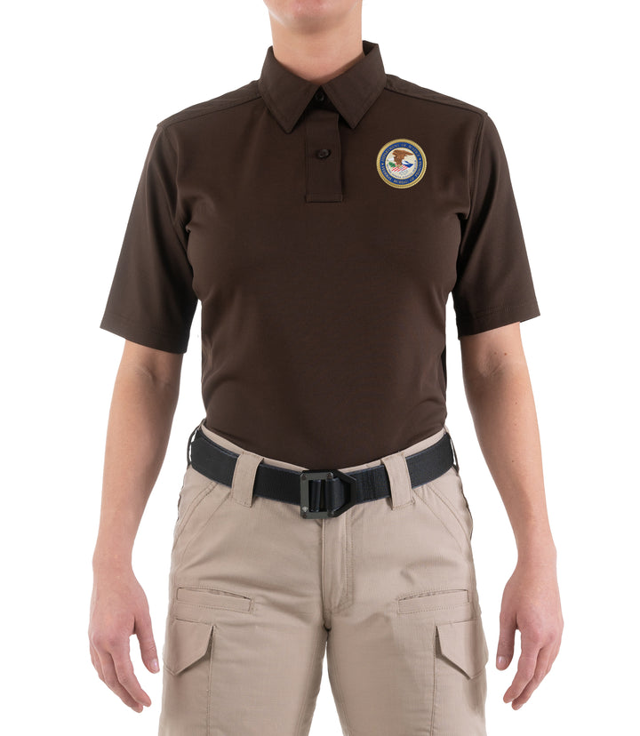 Women's V2 Pro Performance Short Sleeve Shirt / Kodiak Brown