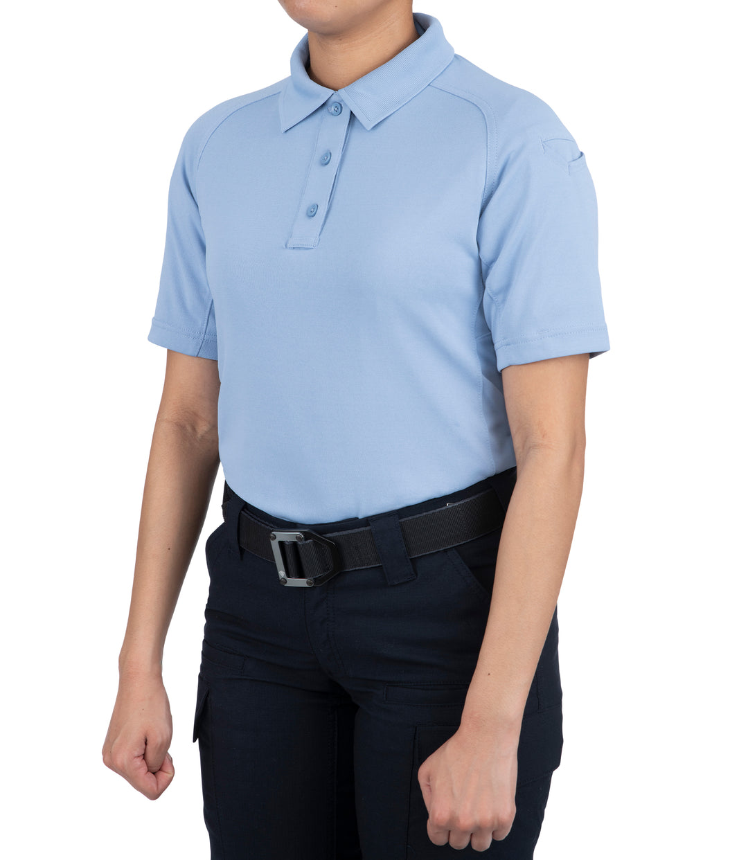 Women's Performance Short Sleeve Polo / Medium Blue