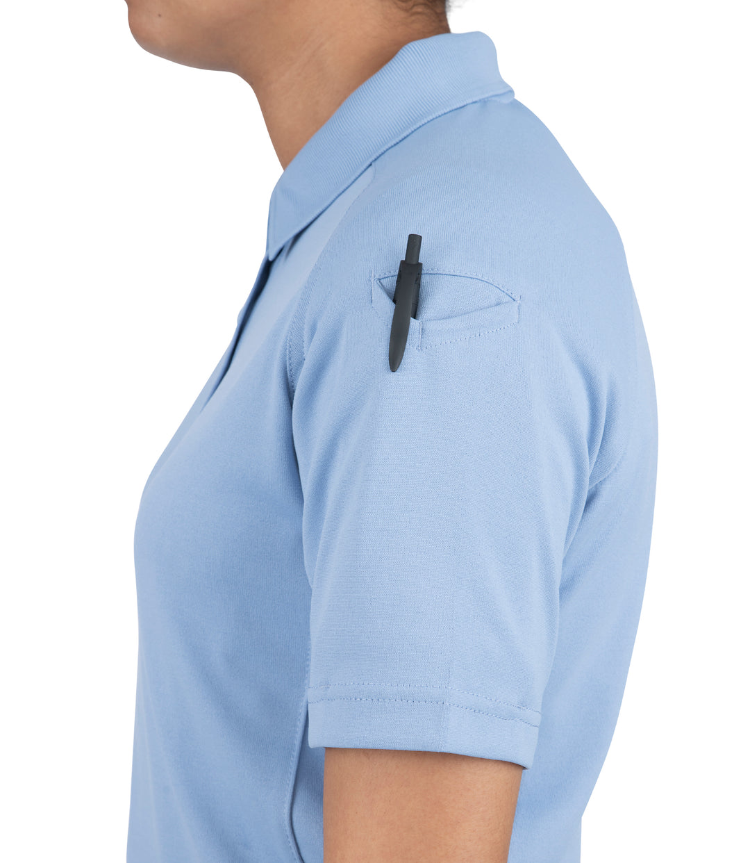 Women's Performance Short Sleeve Polo / Medium Blue