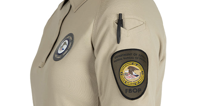 All First Tactical Polos feature our innovative pen pockets which accept embroidery while maintaining functionality.