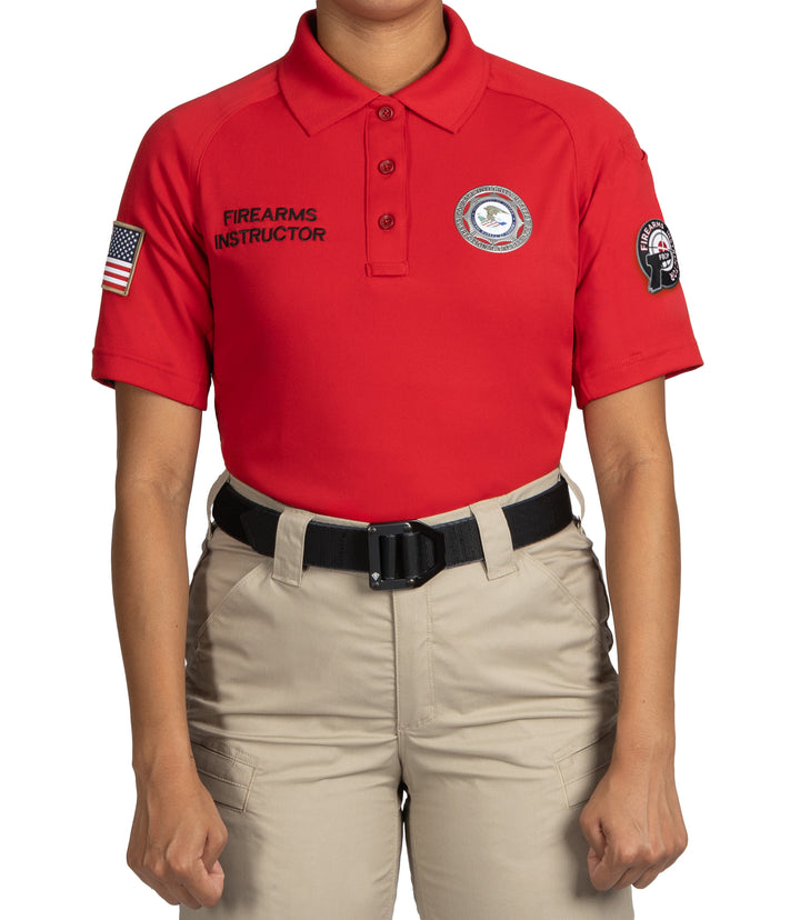 Women's Performance Short Sleeve Polo (Firearms Instructor)