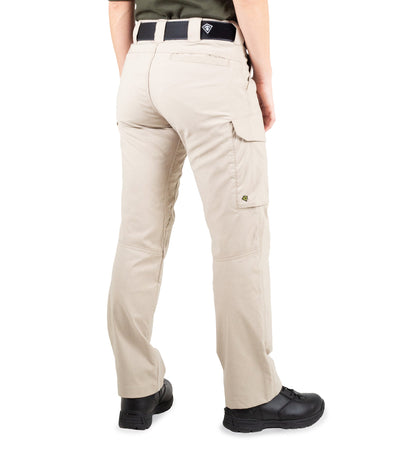 Side of Women's V2 Tactical Pants in Khaki