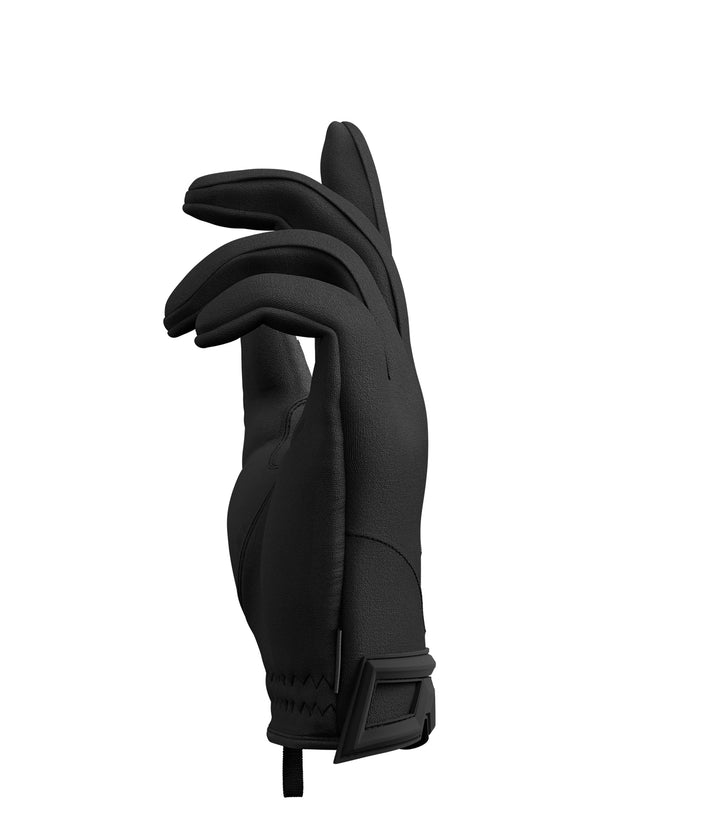 Left inside 1/4 view of Men's Slash Patrol Glove pose 1 |color_black