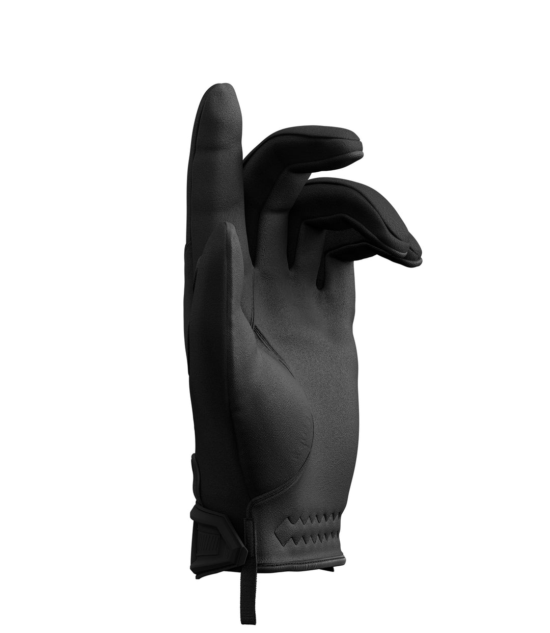 Right inside 1/4 view of Men's Slash Patrol Glove pose 1|color_black
