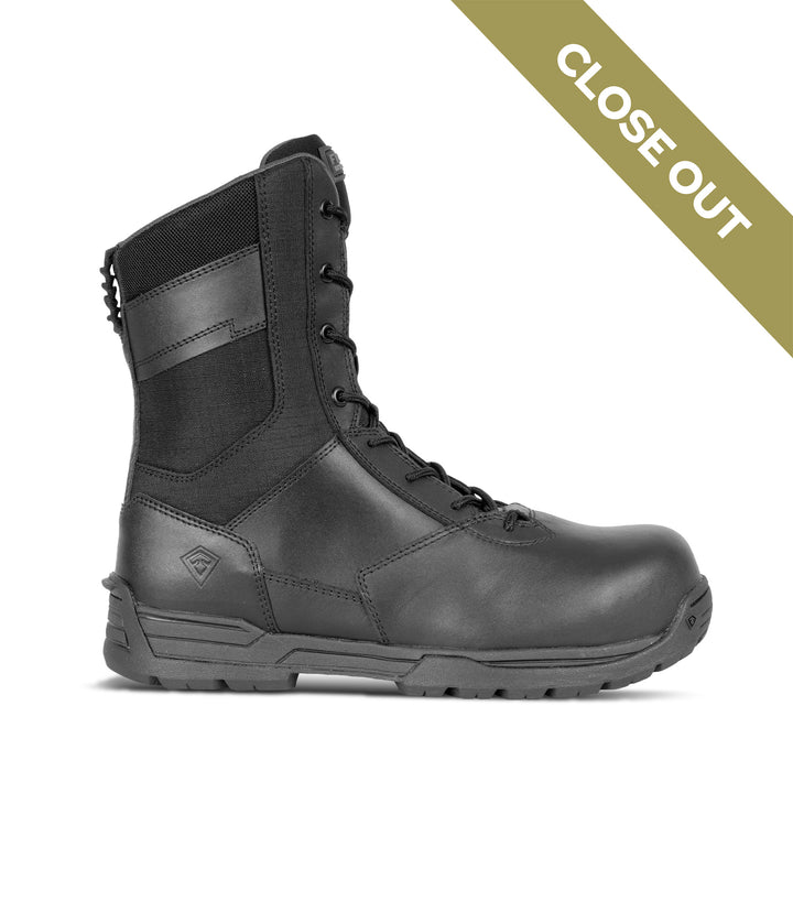 Men's 8" Safety Toe Side-Zip Duty Boot