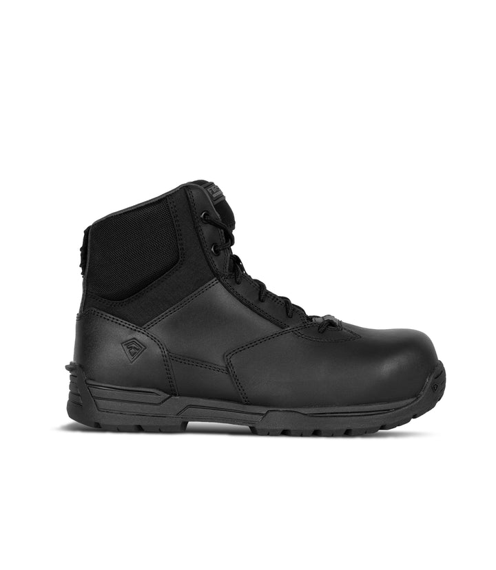 Men's 6" Safety Toe Side-Zip Duty Mid