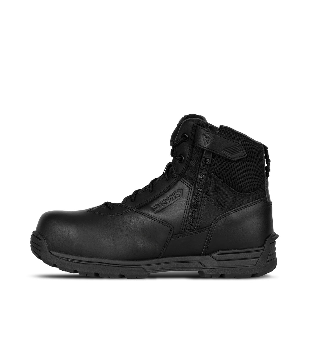 Men's 6" Safety Toe Side-Zip Duty Mid