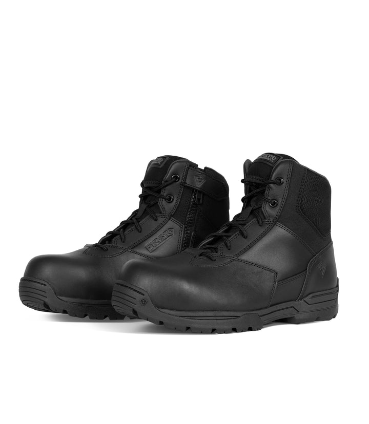 Men's 6" Safety Toe Side-Zip Duty Mid