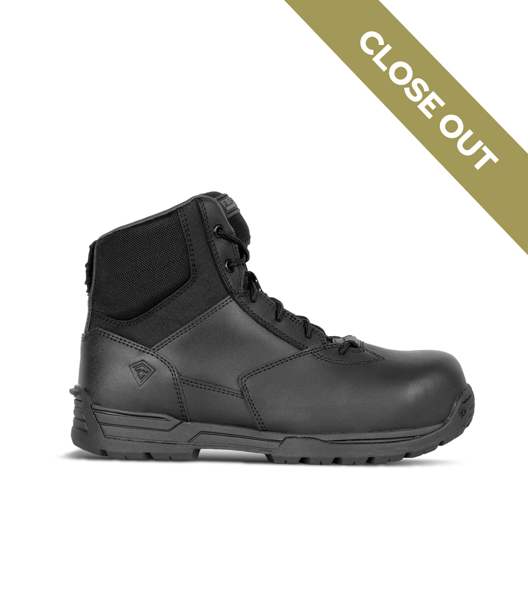 Men's 6" Safety Toe Side-Zip Duty Mid