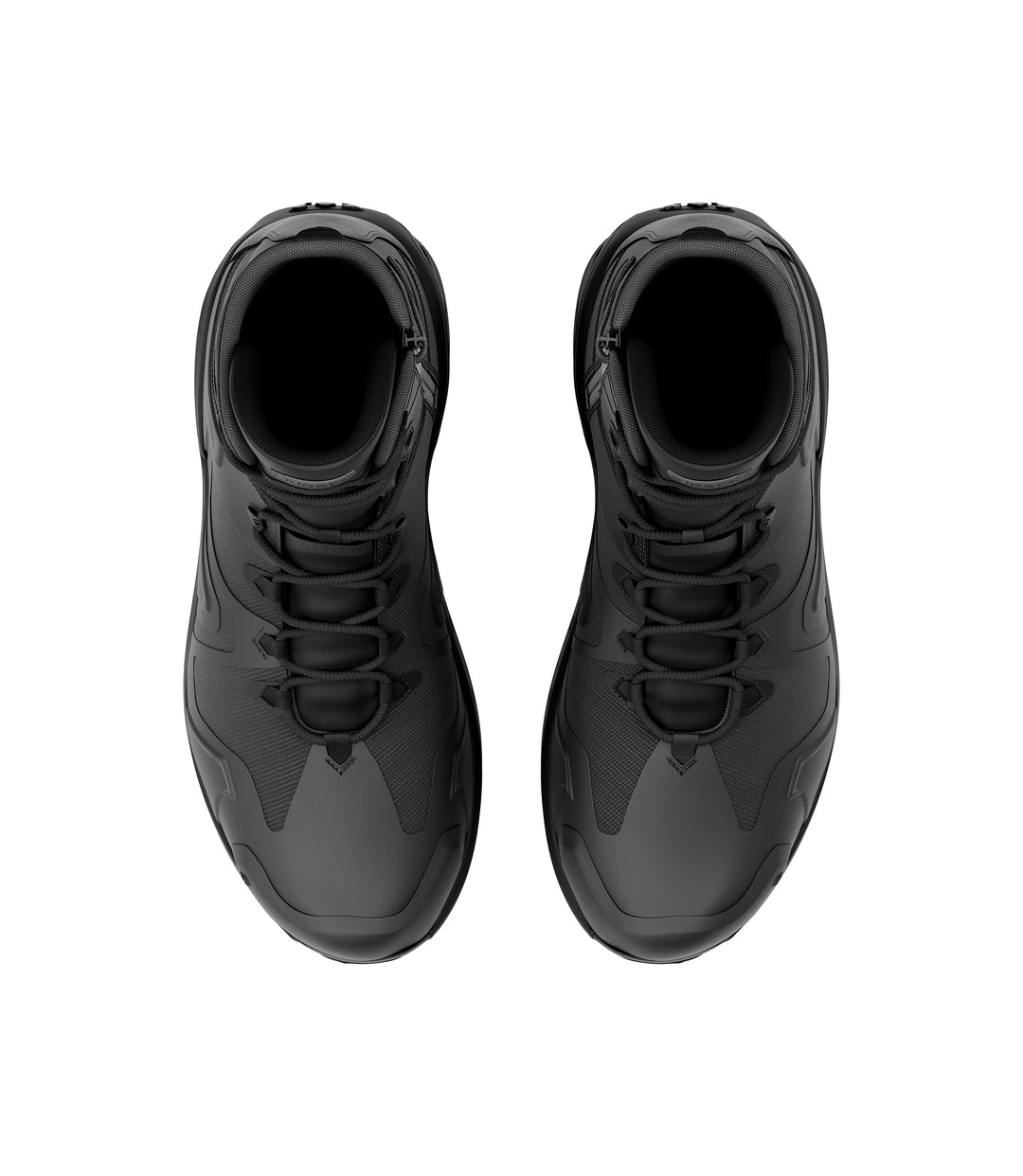 Top view photo of Men's 8" AERO-TAC Side-Zip boot in black