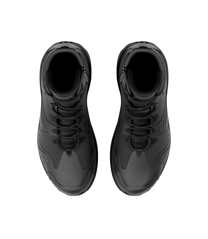 Top view photo of Men's 8" AERO-TAC Side-Zip boot in black