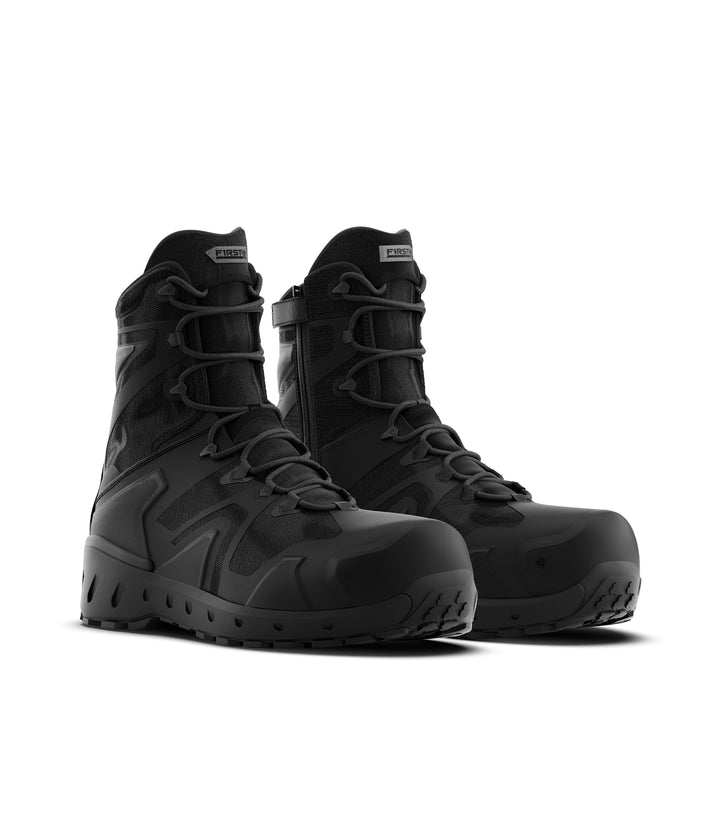 Photo of Men's 8"AERO-TAC™ Safety Toe Side-Zip Boot in Black