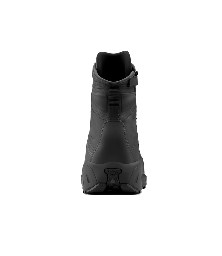 Back view photo of Men's 8" AERO-TAC™ Safety Toe Side-Zip Boot in black