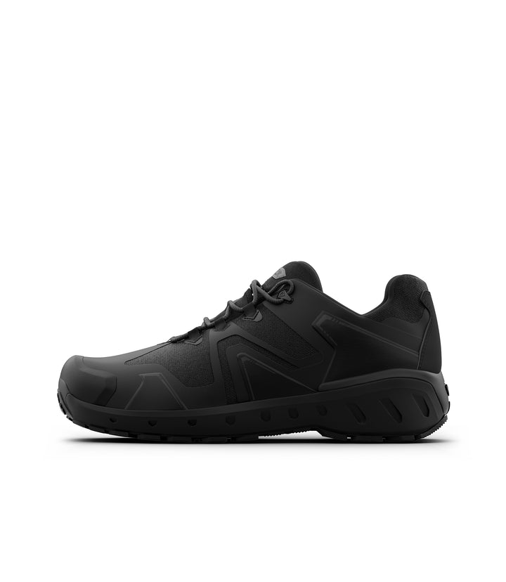 Photo of Men's 3" AERO-TAC™ Low Shoe in black - Side view 