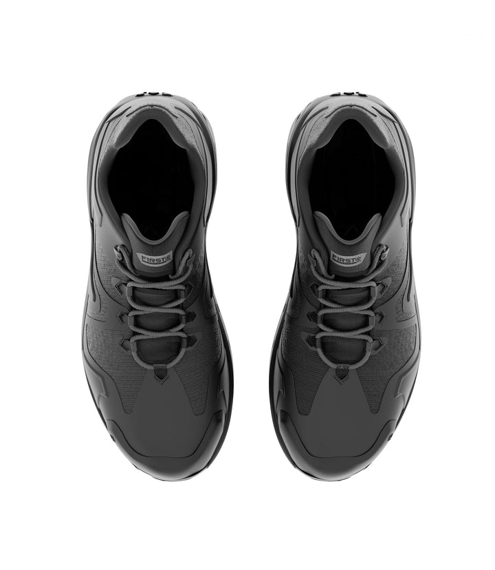 Top view photo of Men's 3" AERO-TAC™ Low Shoe in black color
